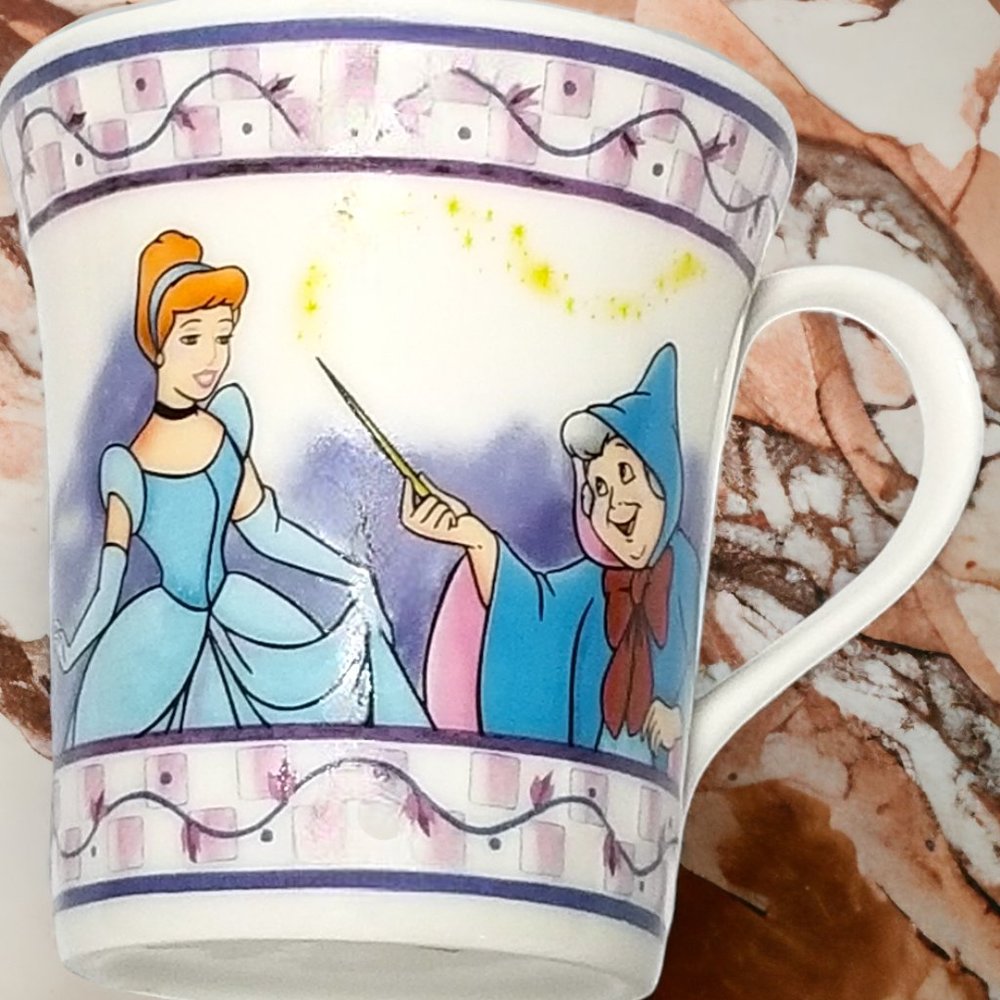 Cinderella Fairy Godmother Mice Coffee Mug Cup Ceramic Disneyland Disney - Picture 6 of 8